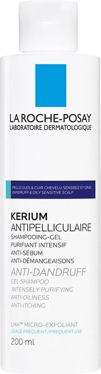 La Roche-Posay Kerium Anti-roos Gelshampoo Vet Haar 200ml