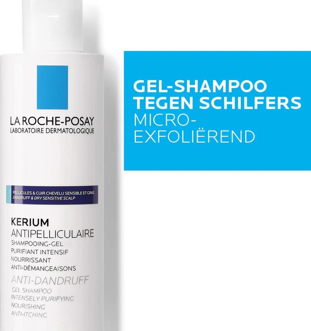 La Roche-Posay Kerium Anti-roos Gelshampoo Vet Haar 200ml