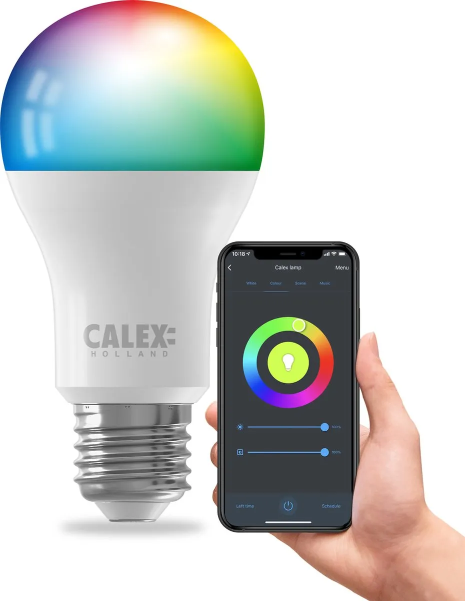 Calex Smart LED Lamp E27 RGBW 9.4W