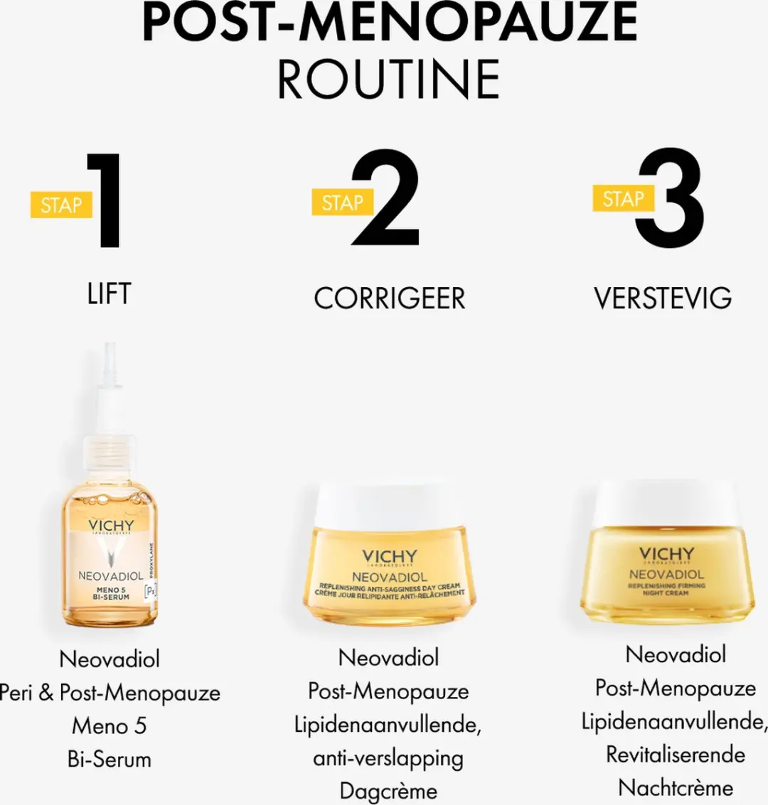 Vichy Neovadiol Lipidenaanvullende Anti-aging Dag & Nachtcrème - 2x50ml