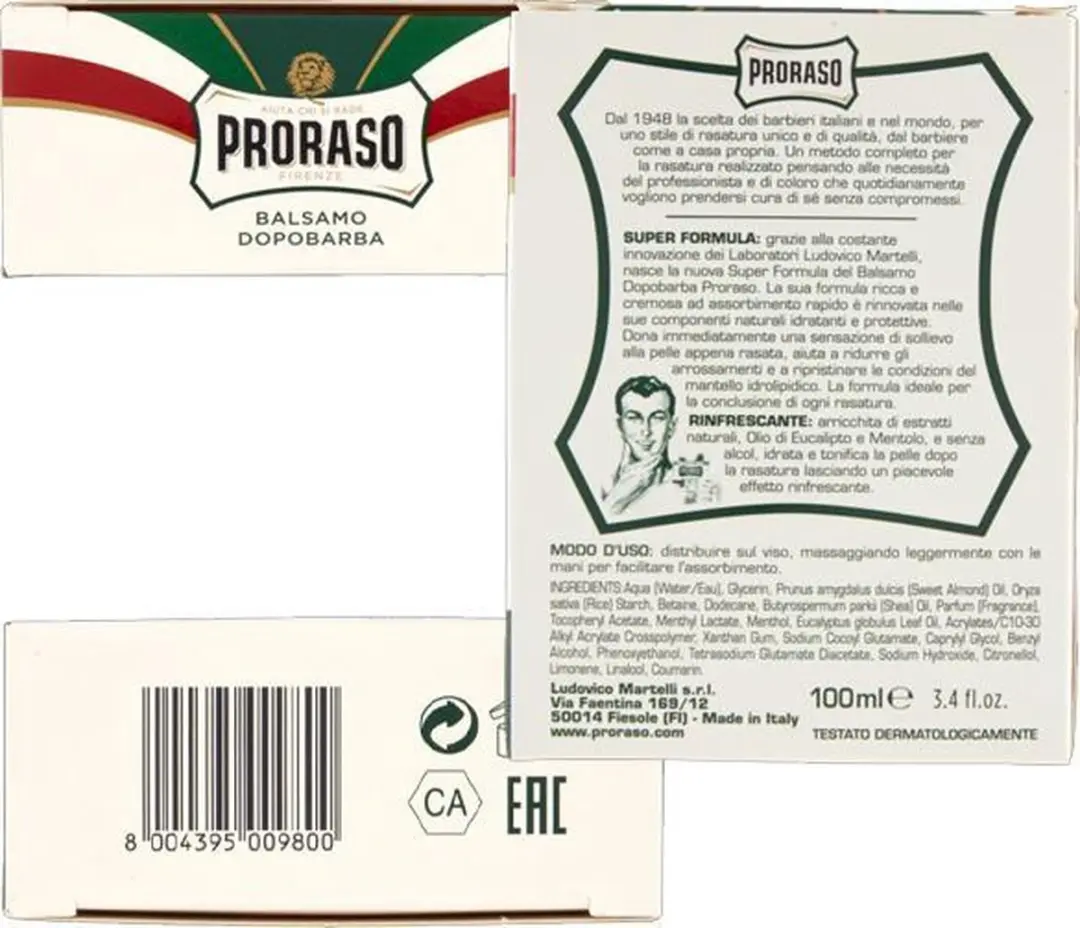 Proraso Crema Liquida Dopobarba Original - 100ml
