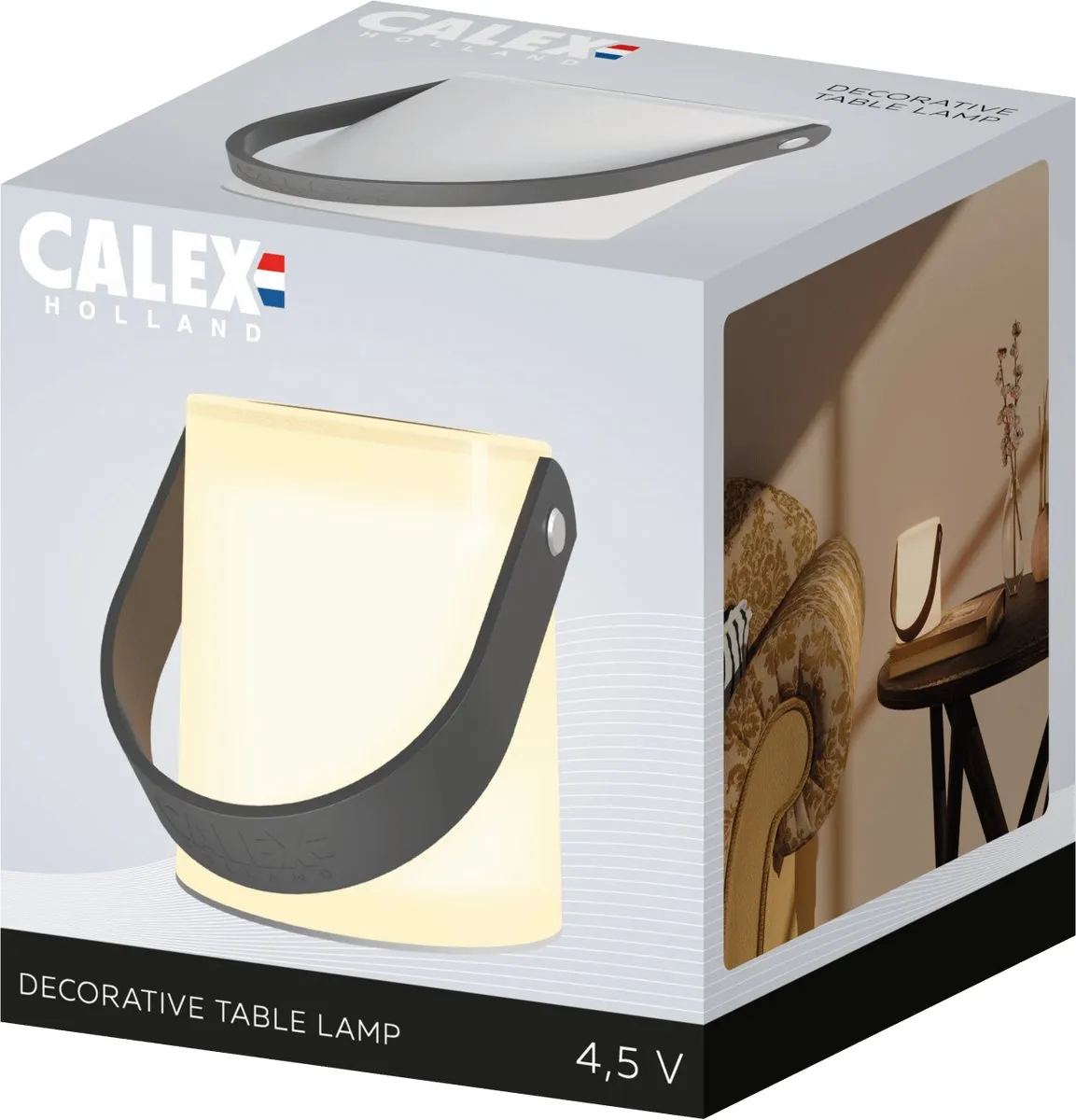 Calex Stedo Glazen Tafellamp - Warm Wit 2700K