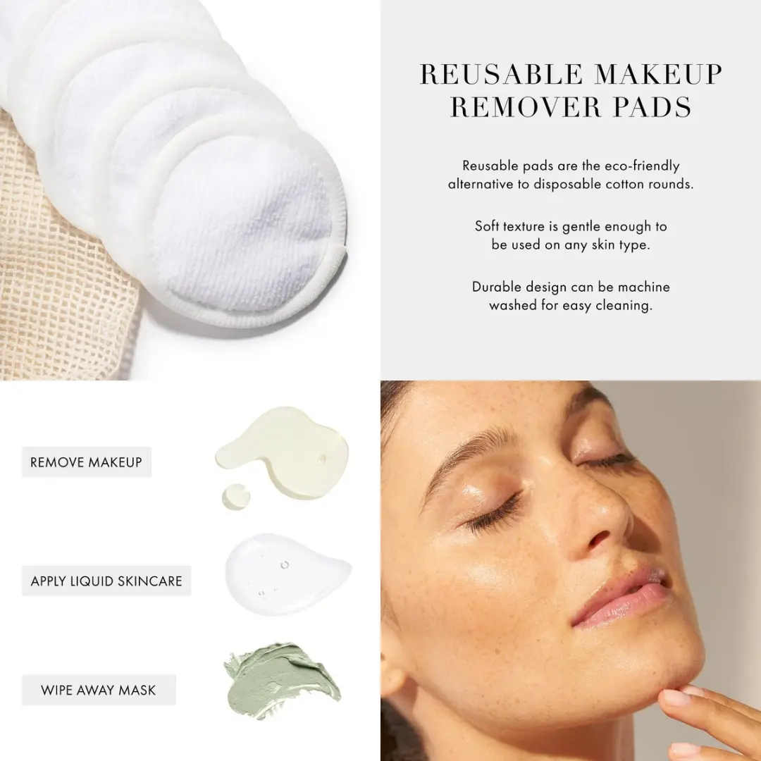 Tweezerman Herbruikbare Make-up Verwijder Pads - 6 Stuks