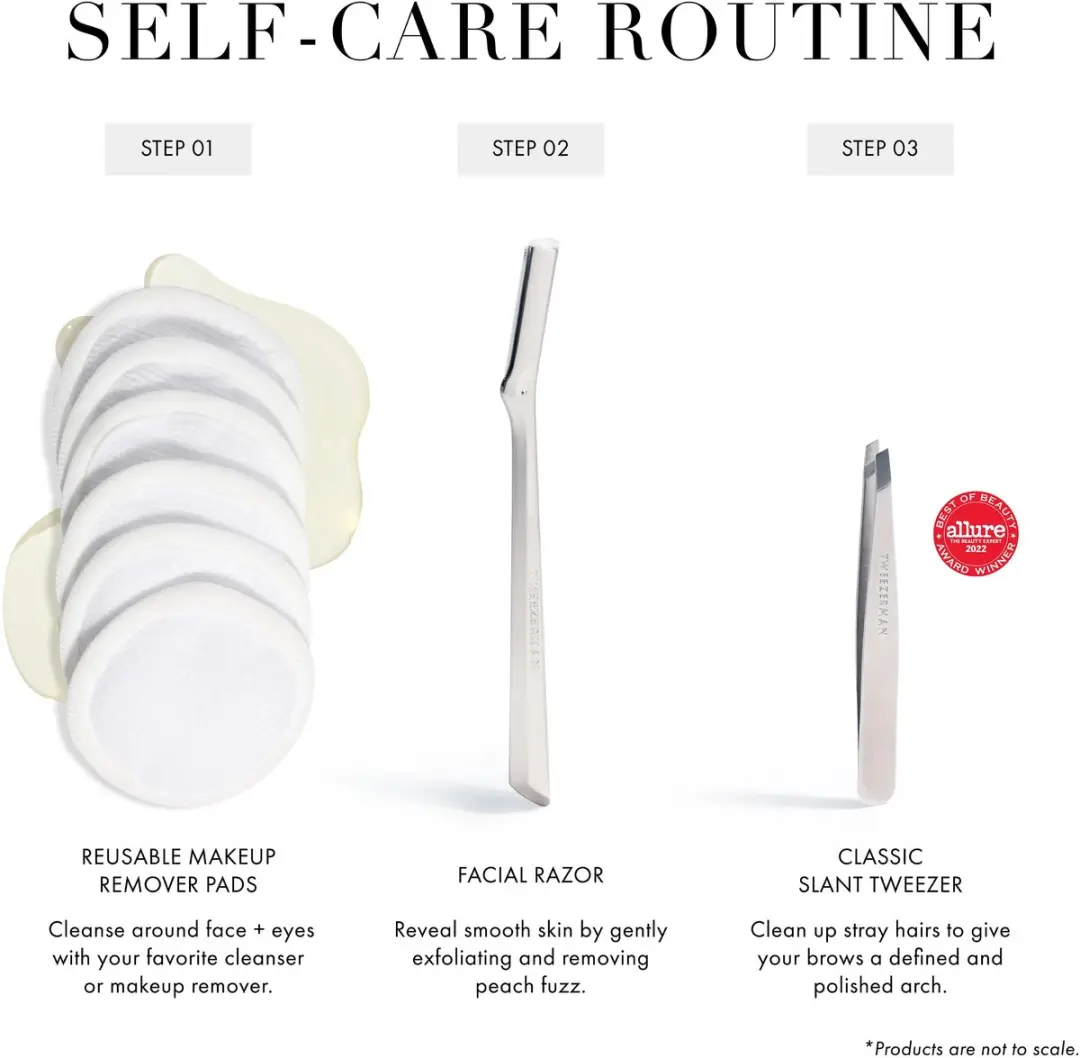 Tweezerman Herbruikbare Make-up Verwijder Pads - 6 Stuks