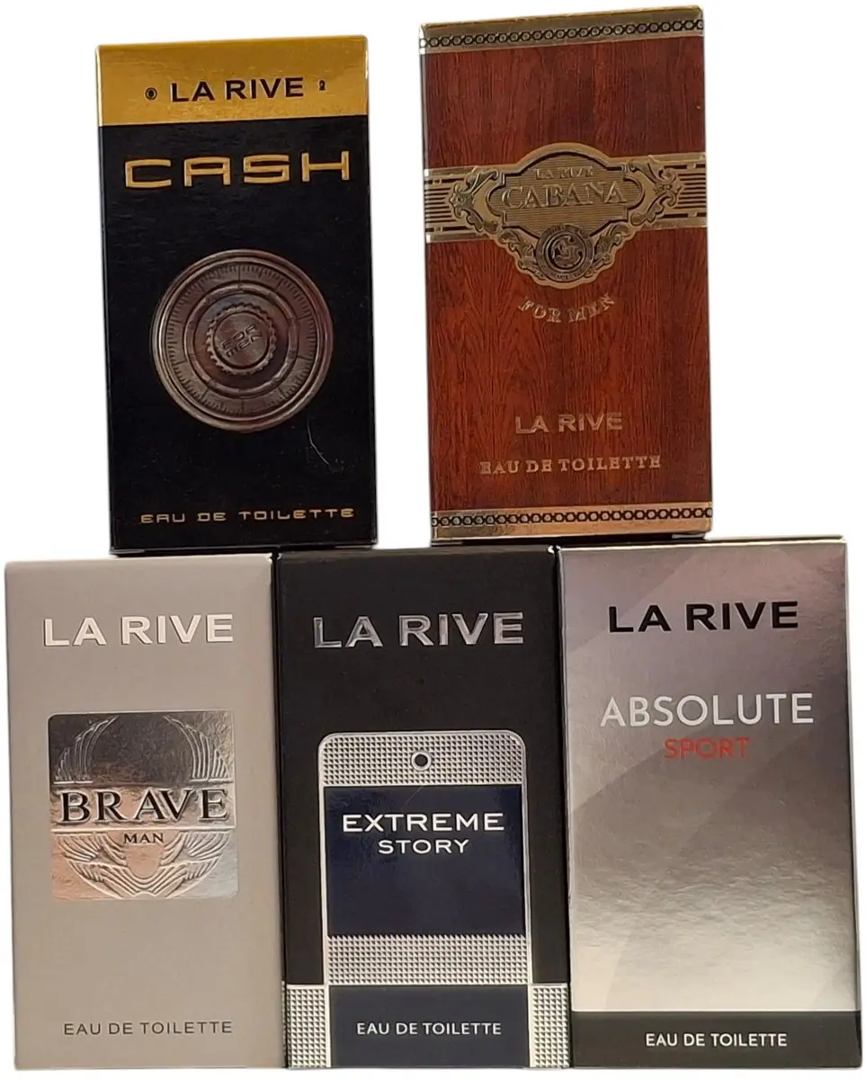 La Rive Heren Parfumset - 5x30ml - o.a. Cash/Cabana/Brave Man