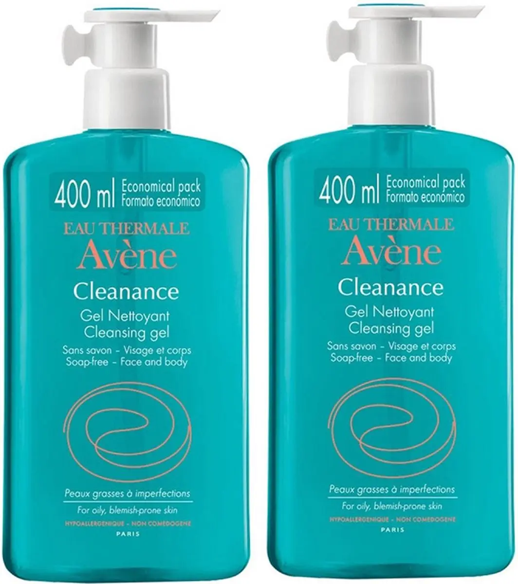 Avène Cleanance Reinigingsgel 800ml - 2 Stuks