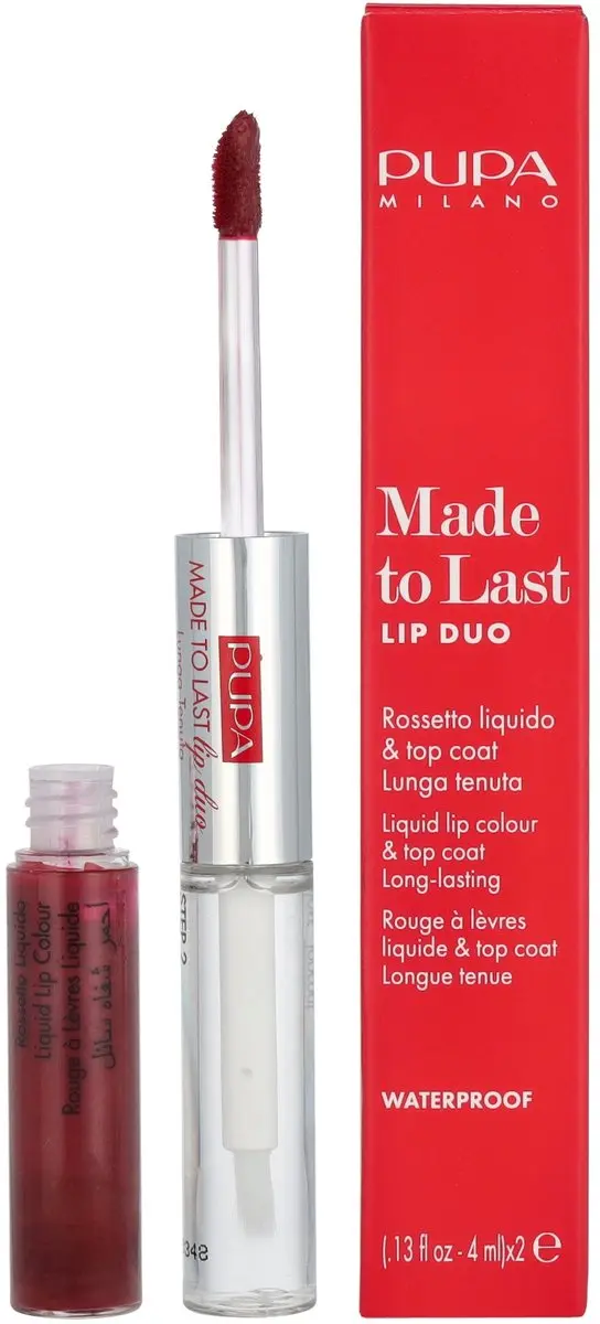 Pupa Made To Last Lip Duo 005 Deep Ruby - 8ml