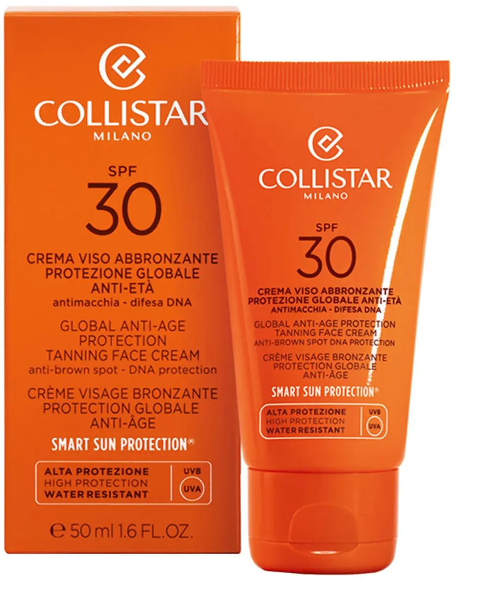Collistar Globale Anti-Age Tanning Face Cream SPF 30 - 2x50ml