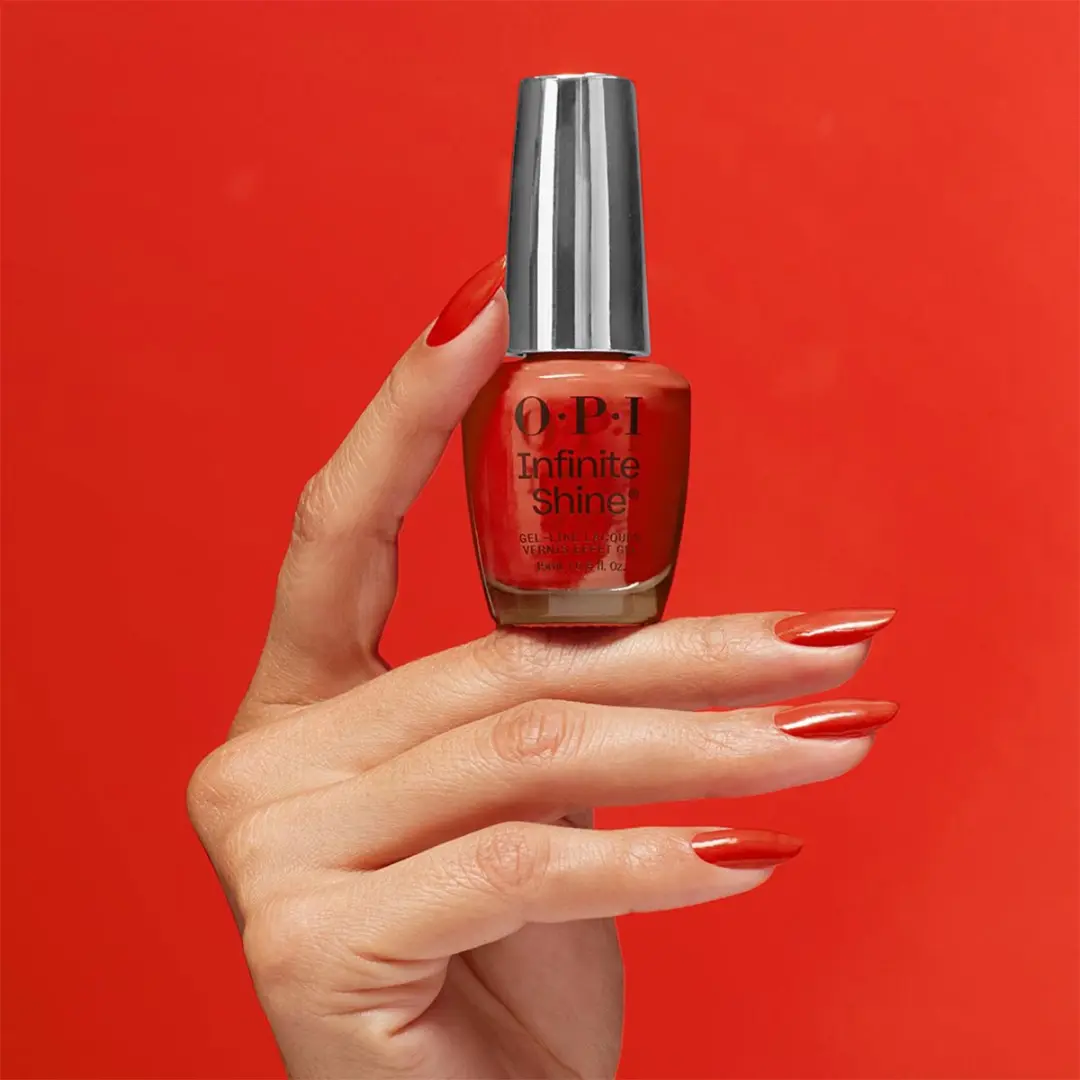 O.P.I. Infinite Shine Knock 'Em Red Nagellak 15ml