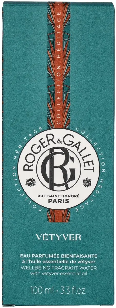 Roger & Gallet Vétyver Eau de Parfum 100ml