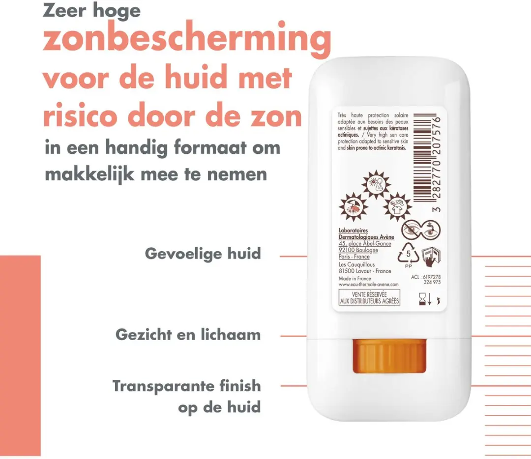 Avène Sunsistick KA SPF50+ Zonnebrand 20ml