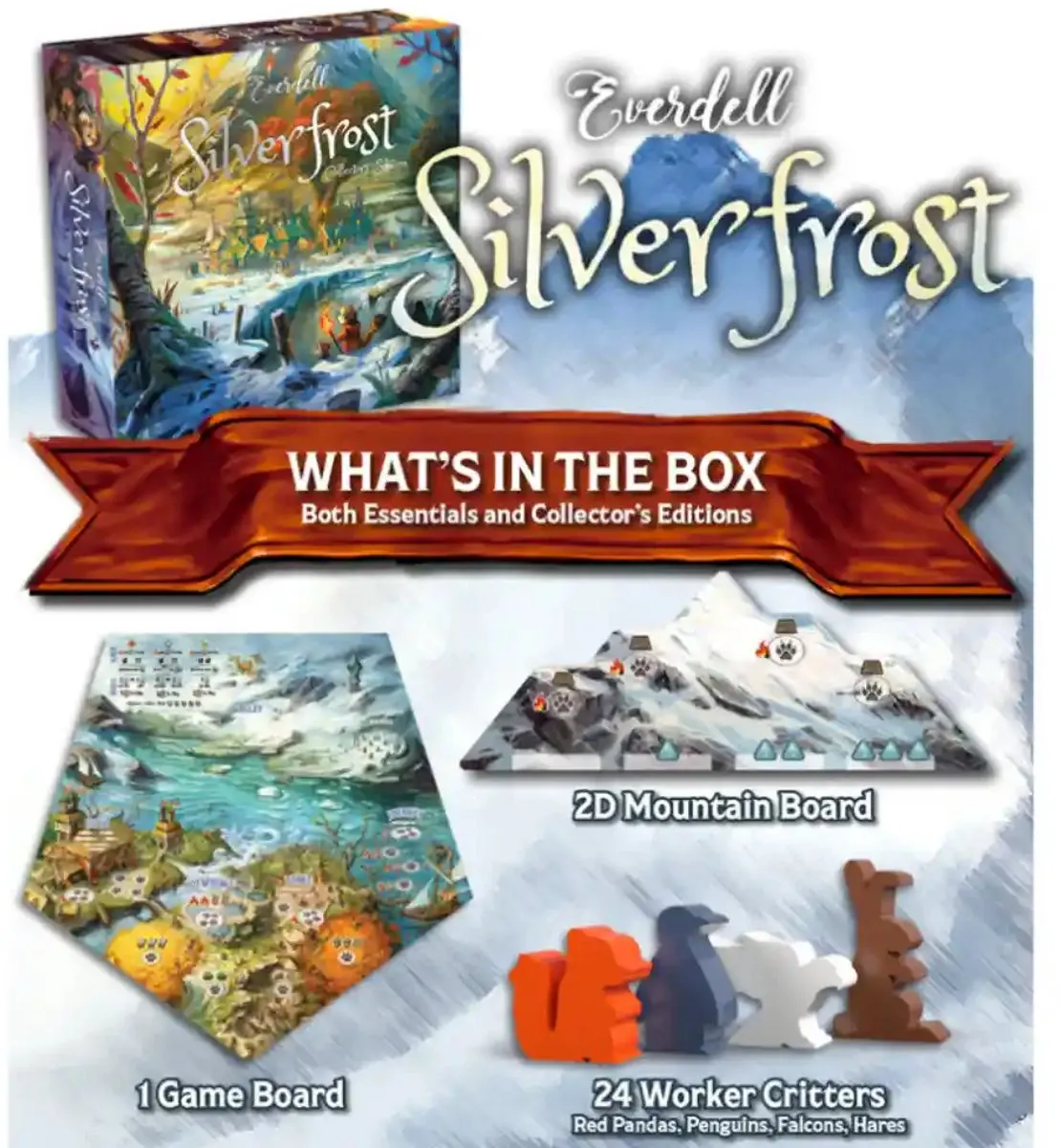Asmodee Everdell Silverfrost Essentials Edition - 1-4 Spelers
