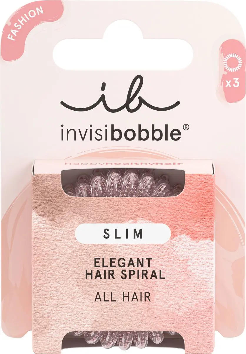 Invisibobble Slim Monocle - 3 Stuks - Roze