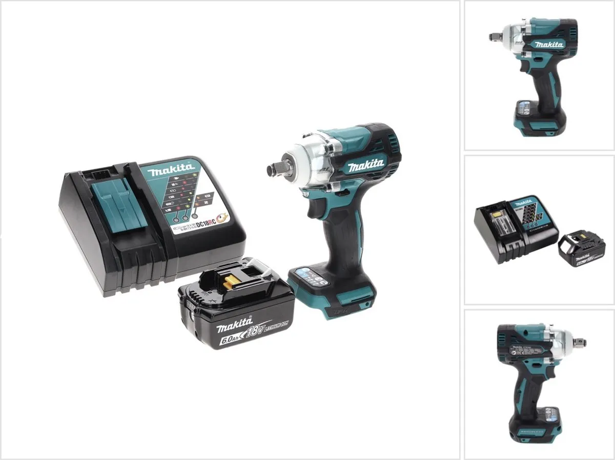 Makita DTW 300 RG1 Slagmoersleutel 18V 330Nm