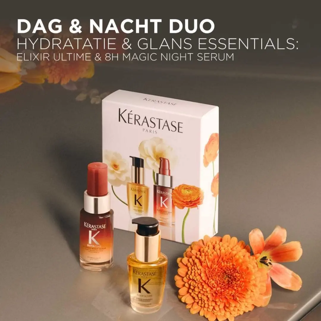 Kérastase Nutritive 8H Magic Night Serum & Elixir Ultime Set - 120ml