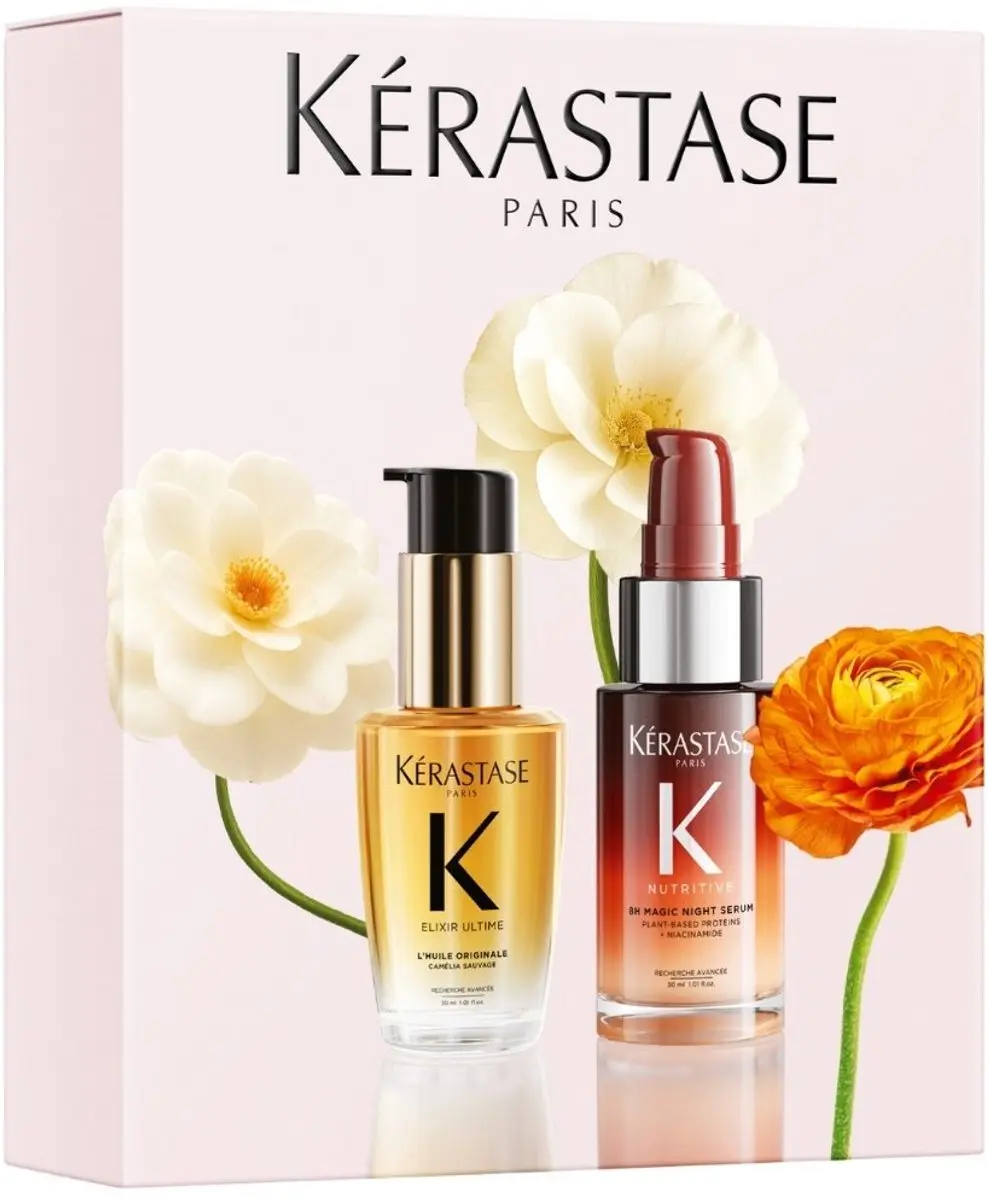 Kérastase Nutritive 8H Magic Night Serum & Elixir Ultime Set