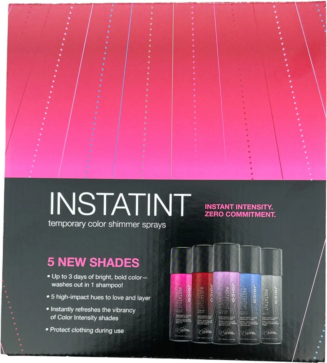 Joico InstaTint Kleurspray Shimmer - 50ml - 30 Stuks (5x6) - Blauw/Grijs/Paars/Rood/Roze