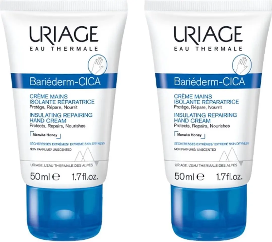 Uriage Bariéderm Cica Herstellende Handcrème 2x50ml