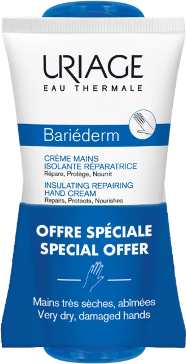 Uriage Bariéderm Cica Herstellende Handcrème 2x50ml