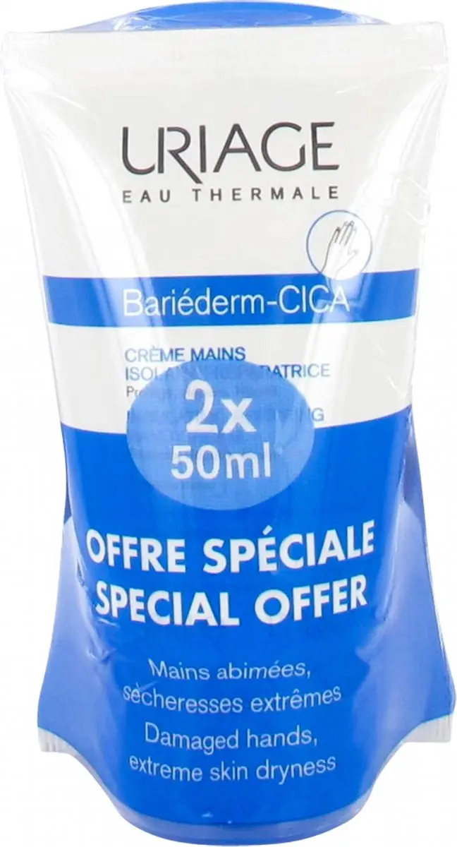 Uriage Bariéderm Cica Herstellende Handcrème 2x50ml