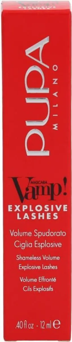 Pupa Milano Vamp! Mascara Explosive Lash 110 Extra Black - 1ml - afbeelding 3 van 6