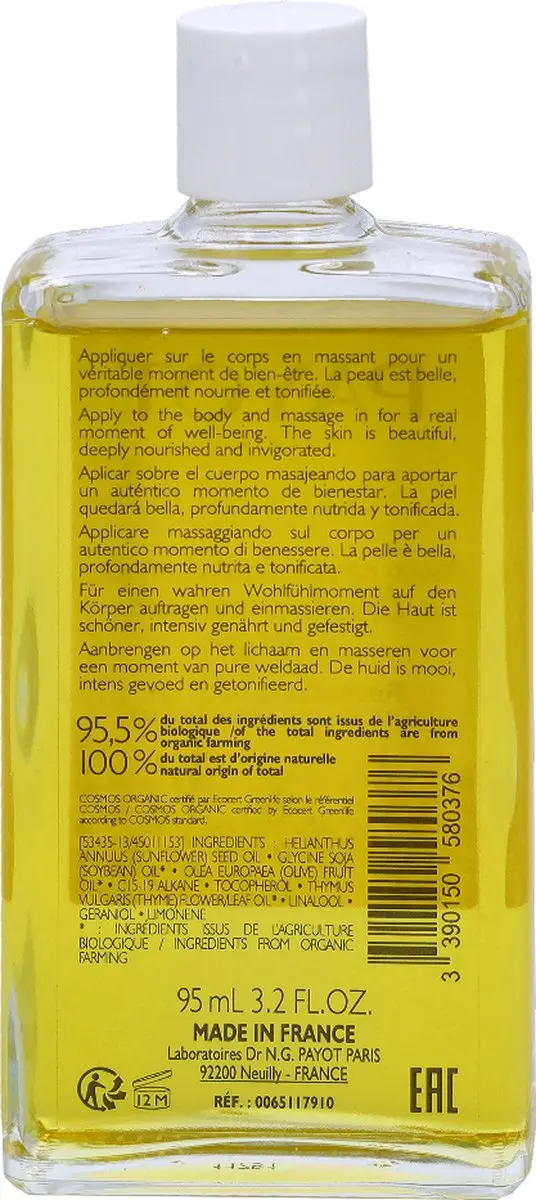 Payot Herbier Tijm Vitaliserende Lichaamsolie 100ml