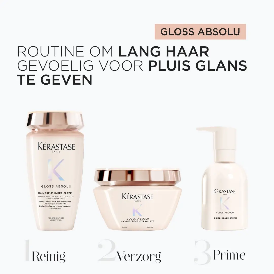 Kérastase Gloss Absolu Routine Krullend Haar - 495ml