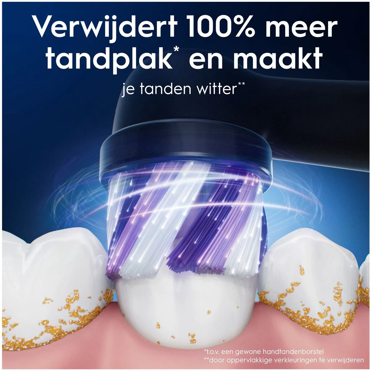 Oral-B iO Radiant White Opzetborstels 8 Stuks - Zwart