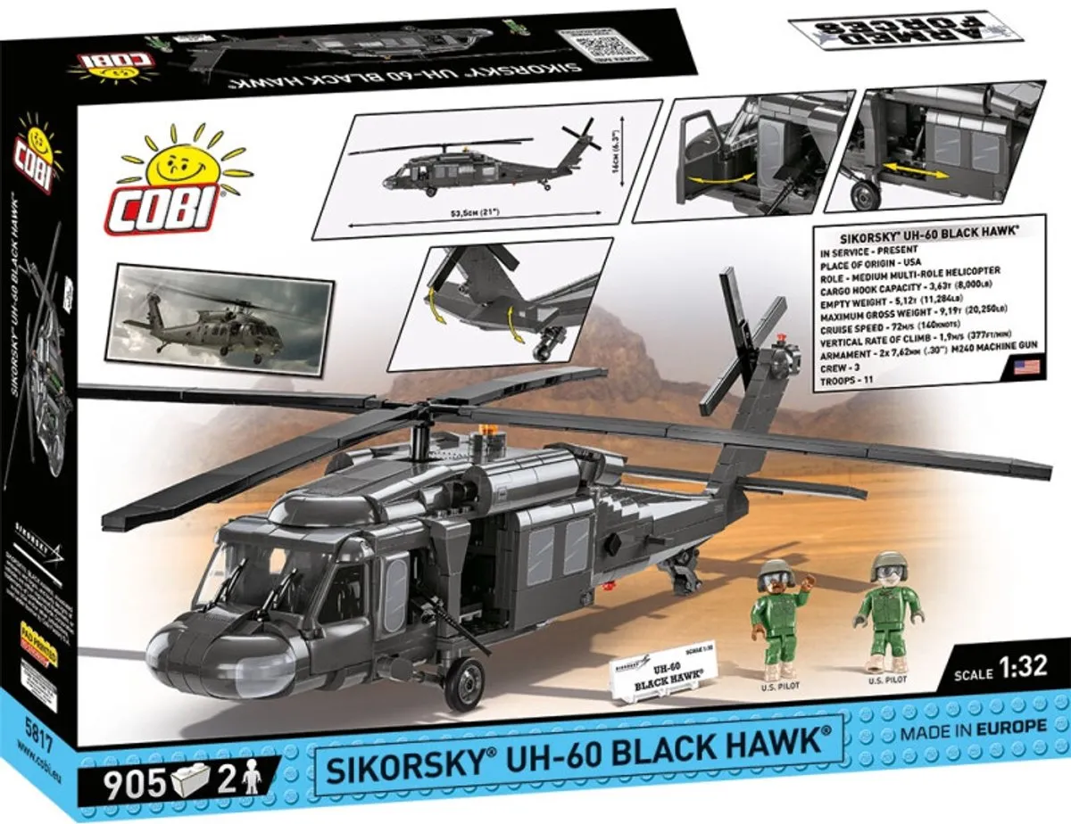 Cobi Sikorsky ZWARTE HAK - COBI-5817 - 12 Onderdelen - afbeelding 3 van 5