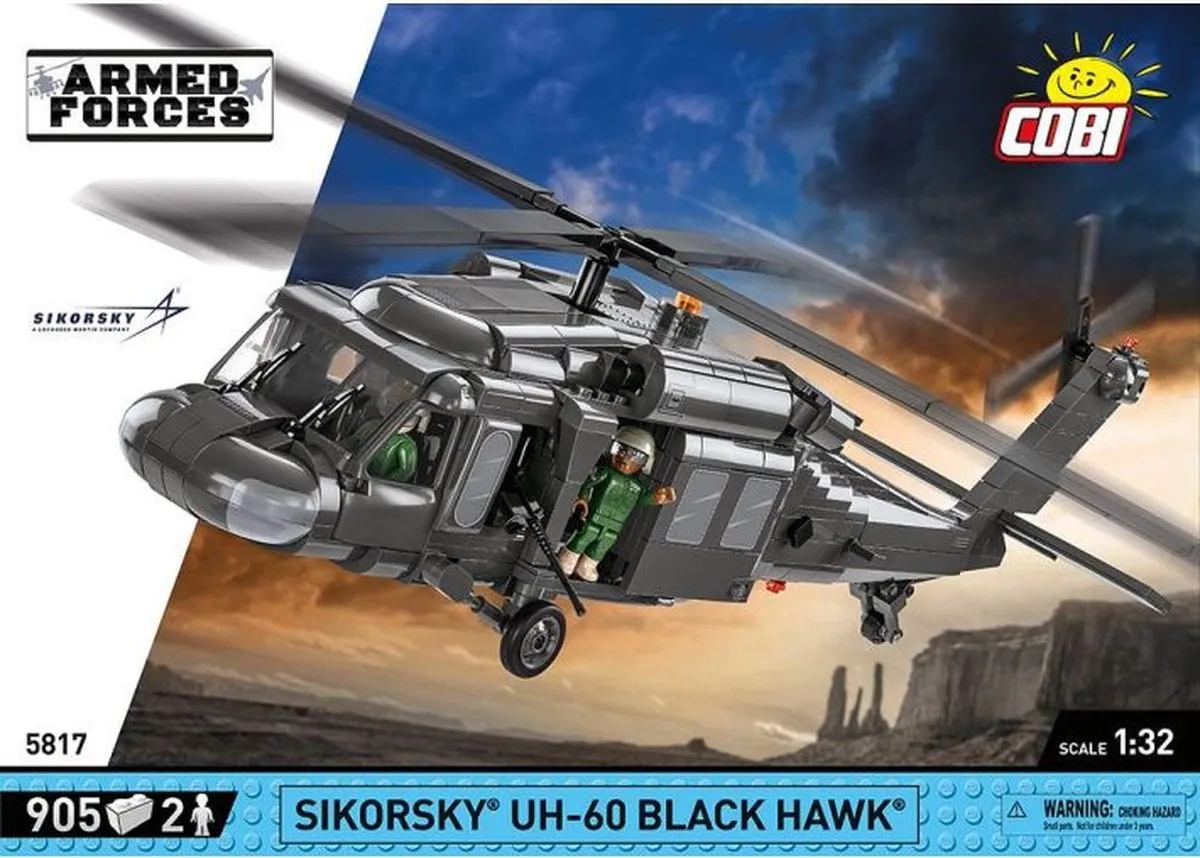 Cobi Sikorsky ZWARTE HAK - COBI-5817 - 12 Onderdelen - afbeelding 4 van 5