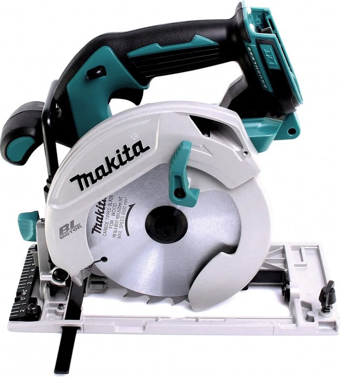 Makita DHS680Y1J Accu-handcirkelzaag 18V 165mm - borstelloos - 1x 1,5Ah - afbeelding 5 van 6