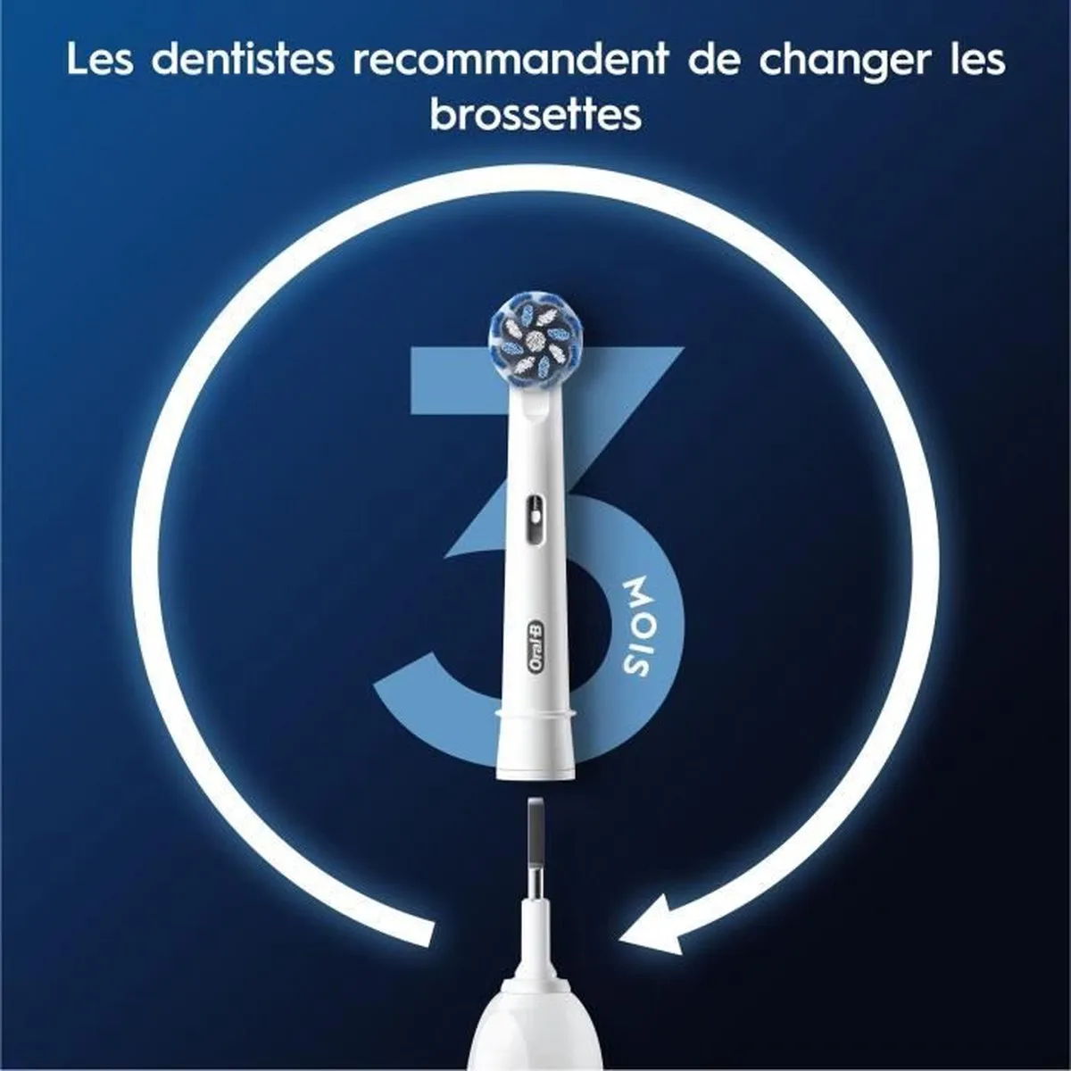Oral-B Opzetborstels 80731331 - 6 Stuks - Wit