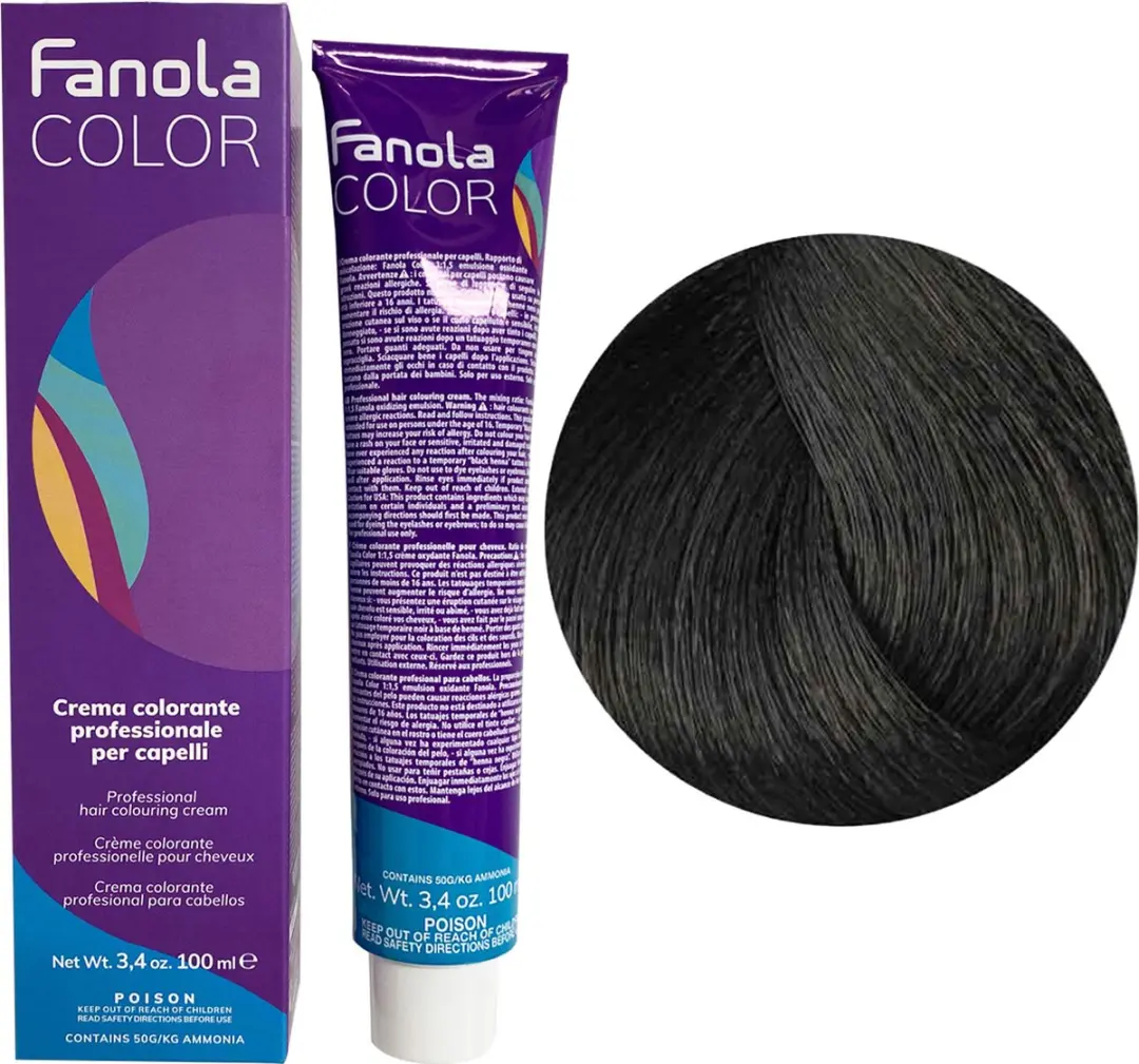 Fanola Professional Haarverf 5.11 Light Chestnut Intense Ash - 100ml