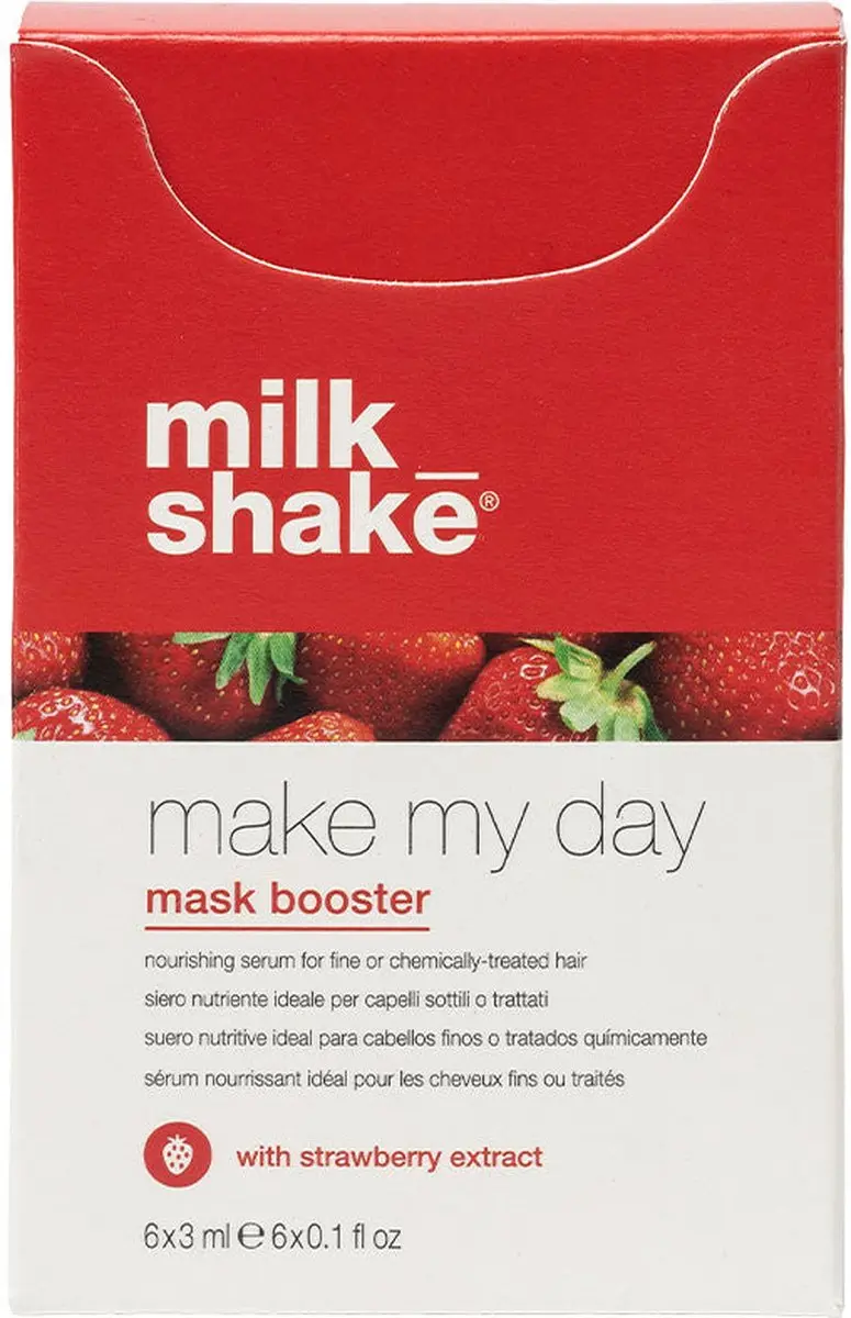 Milk Shake Make My Day Mask Booster Aardbei 6x3ml