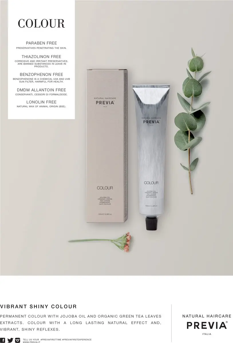 Previa Colour 4.85 Permanent Haarkleuring 100ml