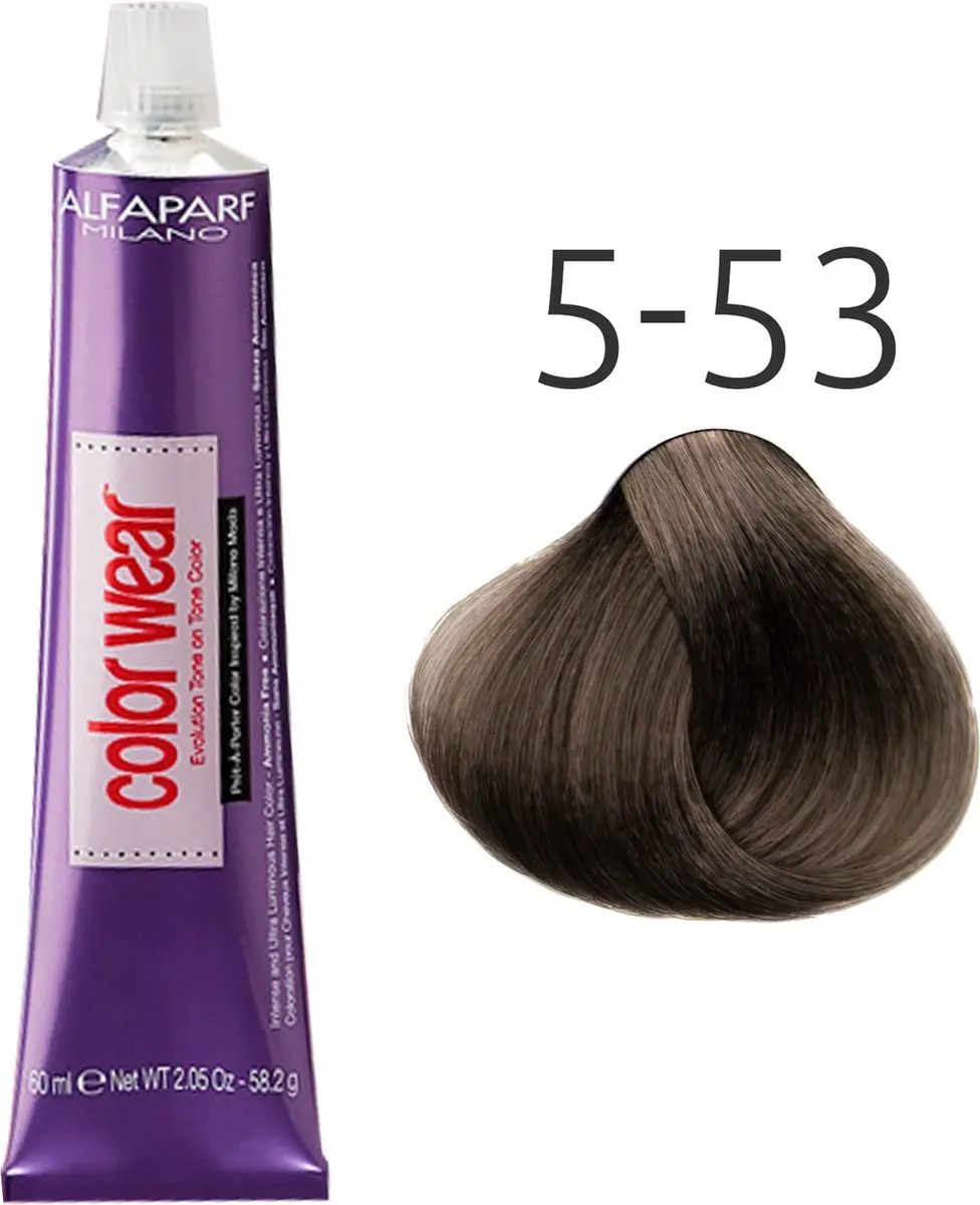 Alfaparf Milano Color Wear 5.53 60ml - Zwart