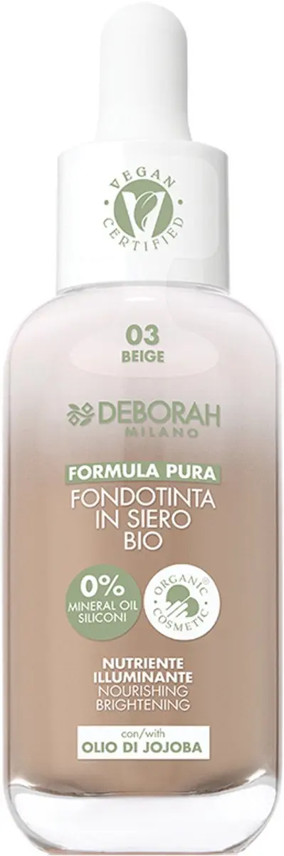 Deborah Milano Formula Pura Organic Serum 30ml