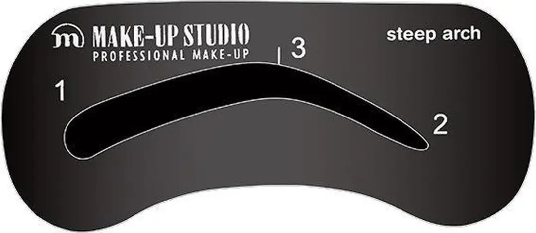 Make-up Studio Brow Stencil Steep Arch - Transparant