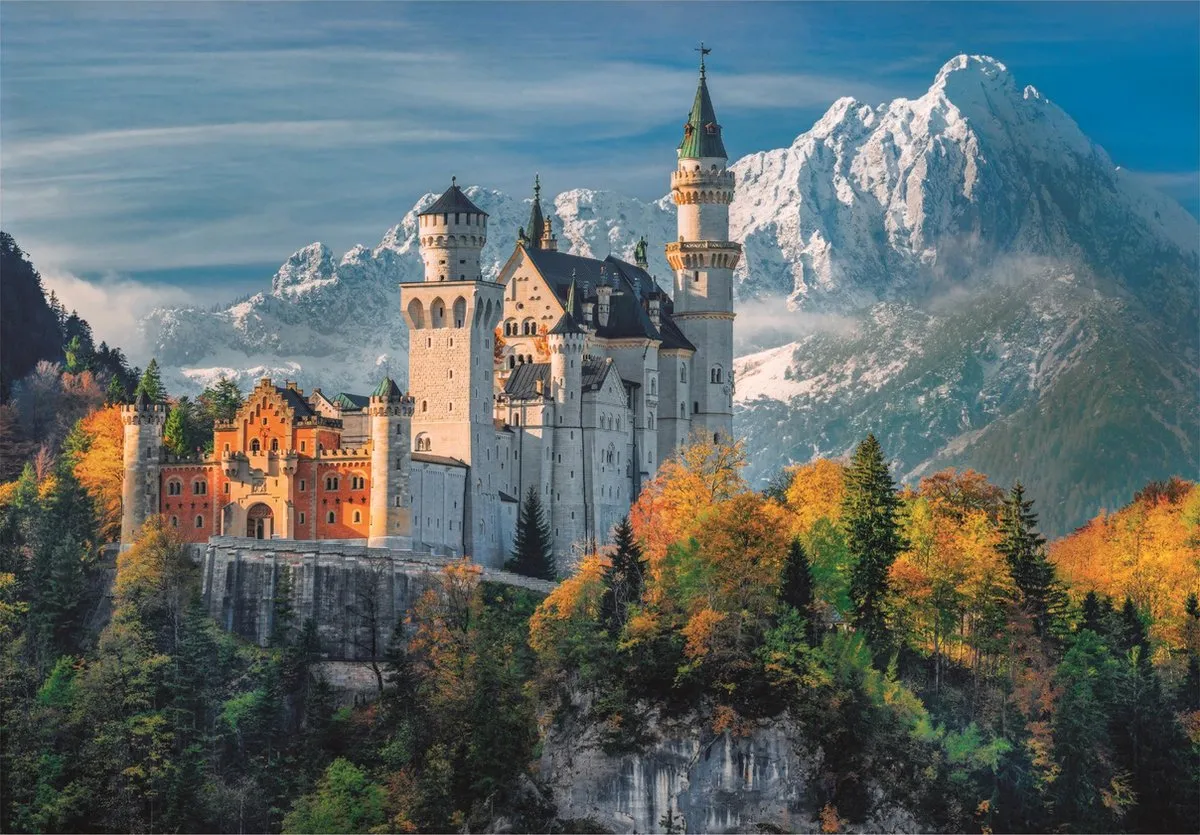 Clementoni Neuschwanstein Kasteel Puzzel 500 Stukjes - Multicolor