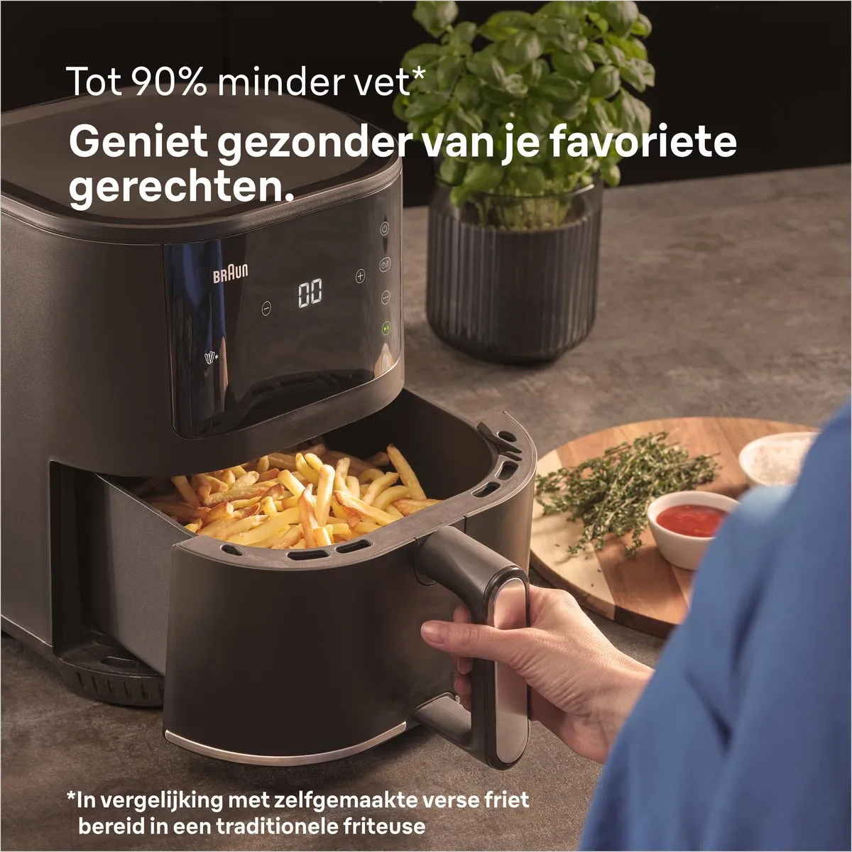 Braun MultiFry 3 HF3030 Friteuse 1500W - 4,3L - Zwart