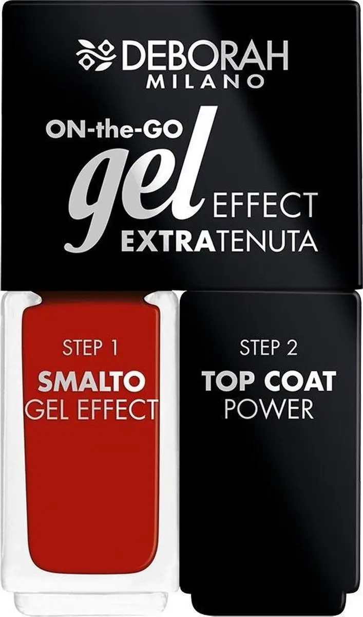 Deborah Milano Duo On-The-Go Gel Effect Nagellak 09 Red