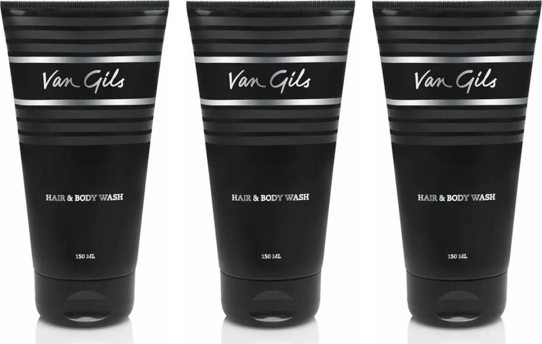 Van Gils Strictly for Men Hair & Body Wash 3x150ml