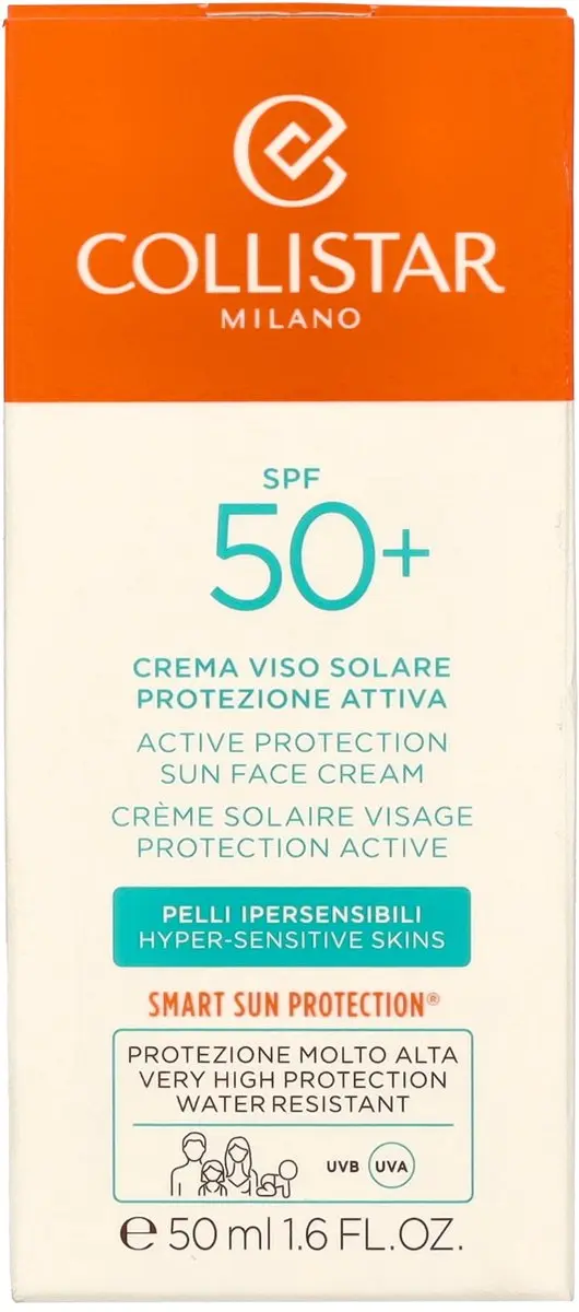 Collistar Active Protection Sun Face Cream SPF 50 - 50ml
