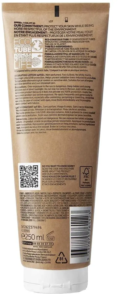 La Roche-Posay Anthelios Hydraterende Lotion SPF50+ 250ml