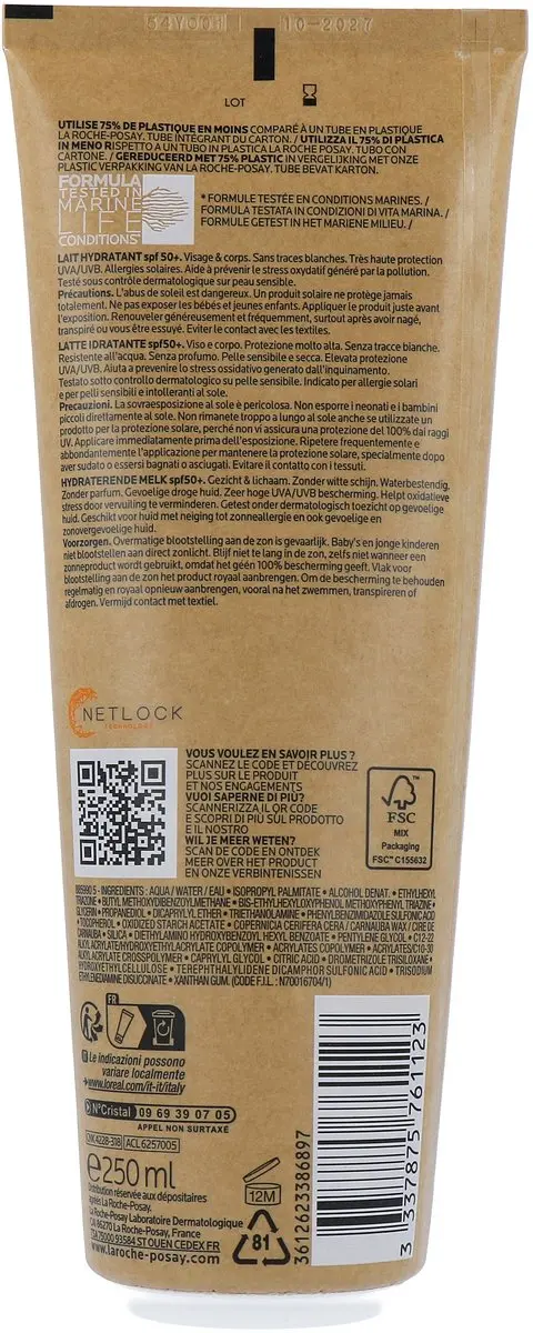 La Roche-Posay Anthelios Hydraterende Lotion SPF50+ 250ml