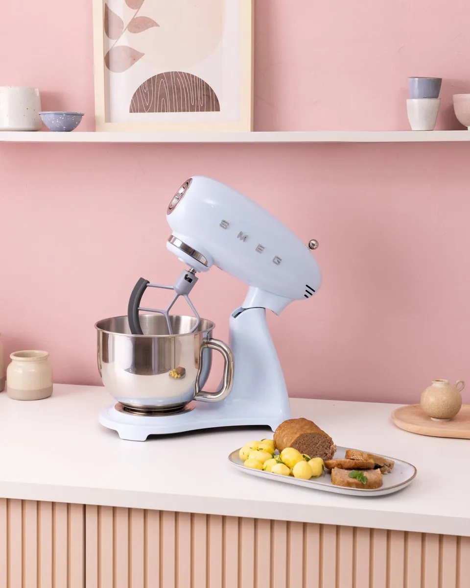 Smeg SMF05PBEU Keukenmachine - 1000W - Pastelblauw - afbeelding 6 van 6