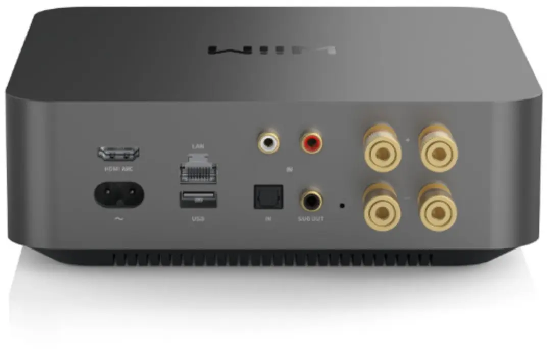 WiiM Amp Pro Versterker 60W - Donkergrijs