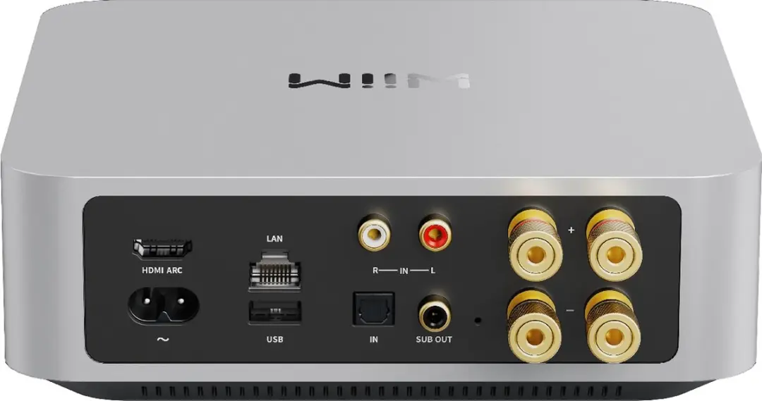 WiiM Amp 81806080 Stereo Versterker - Zilver