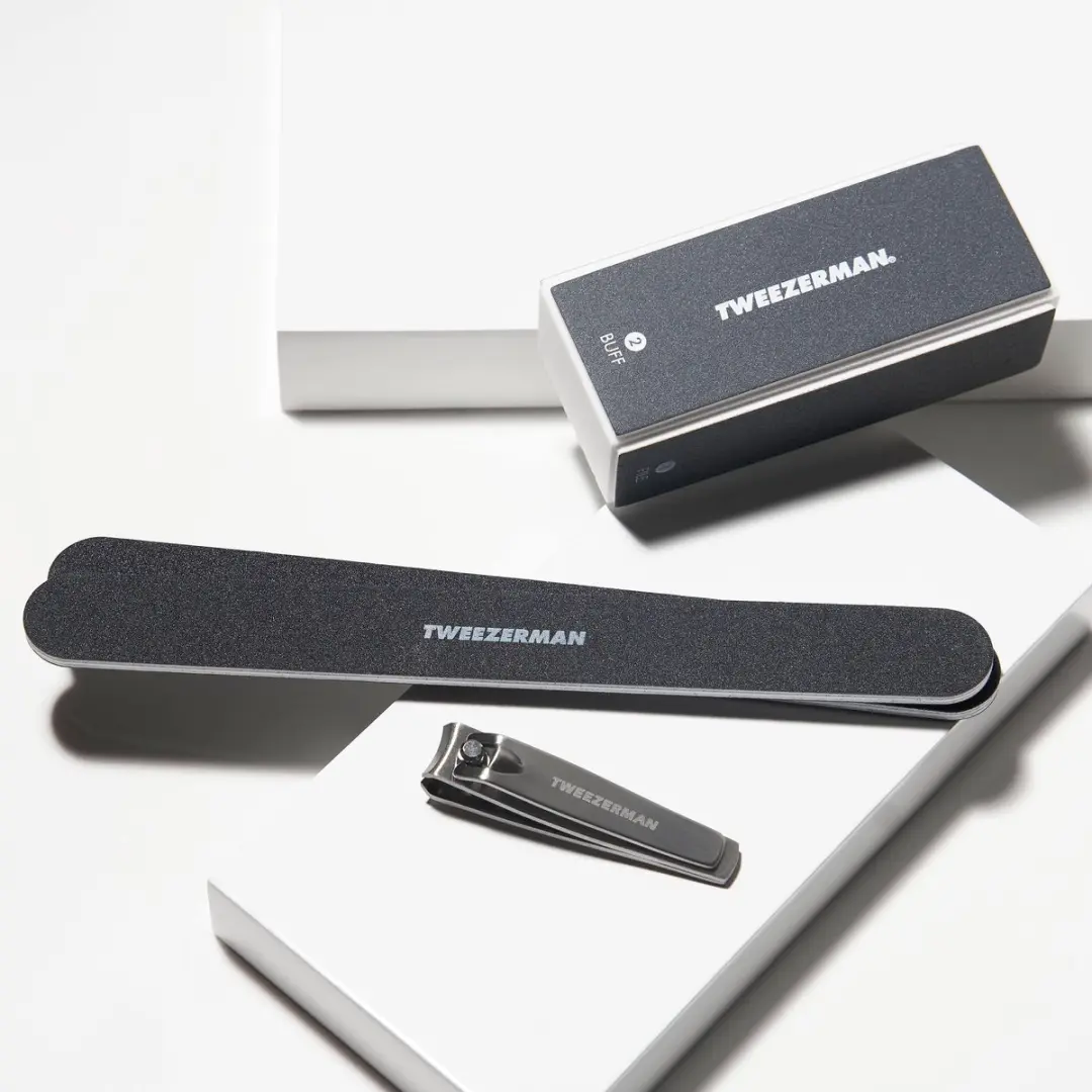 Tweezerman Manicure Kit - Nagelknipper, Buffer & Vijlen - 4 Stuks - afbeelding 6 van 6