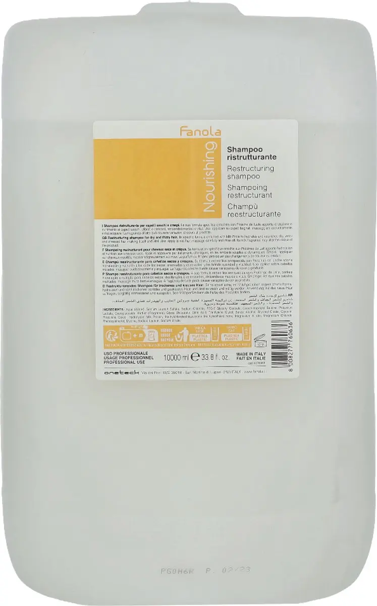 Fanola Nutri Care Restructurerende Shampoo 10L